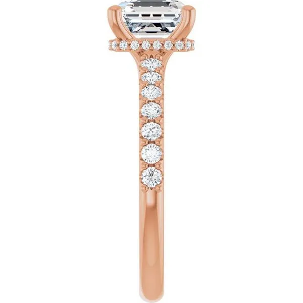 Hidden Halo-Style Engagement Ring Image 4 Rox Atlanta Jewelers Decatur, GA