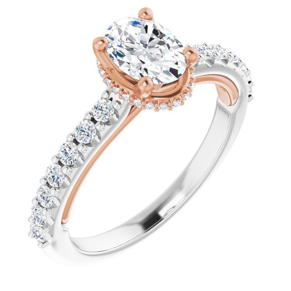 Hidden Halo-Style Engagement Ring