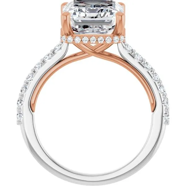 Hidden Halo-Style Engagement Ring Image 2 Rox Atlanta Jewelers Decatur, GA