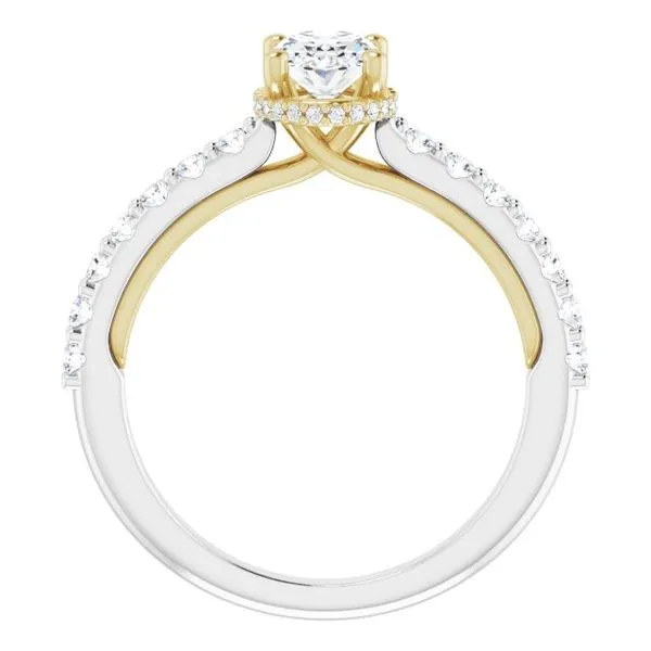 Hidden Halo-Style Engagement Ring Image 2 Rox Atlanta Jewelers Decatur, GA