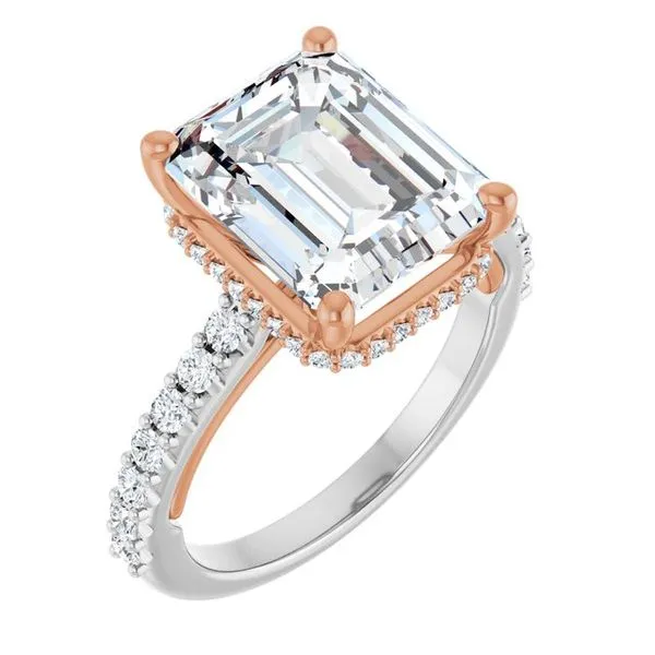 Hidden Halo-Style Engagement Ring Golden Sails Jewelers, Inc. Saint Petersburg, FL
