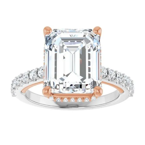 Hidden Halo-Style Engagement Ring Image 3 Golden Sails Jewelers, Inc. Saint Petersburg, FL