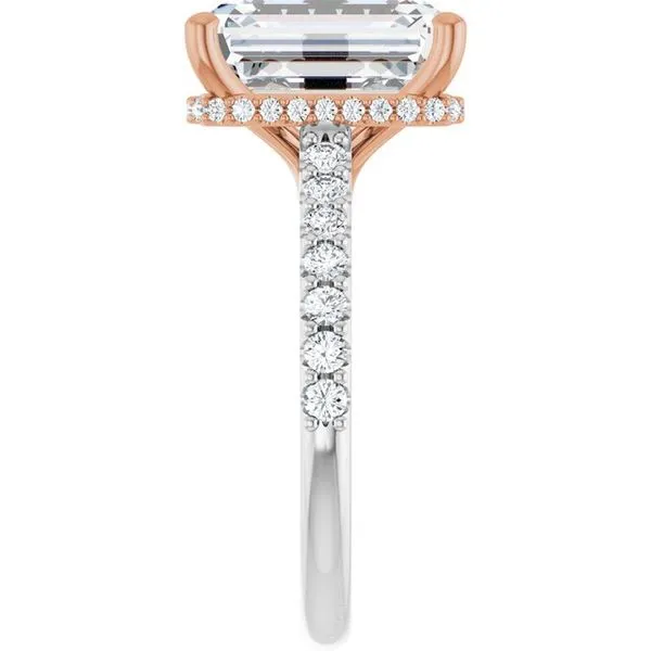 Hidden Halo-Style Engagement Ring Image 4 House of Silva Wooster, OH