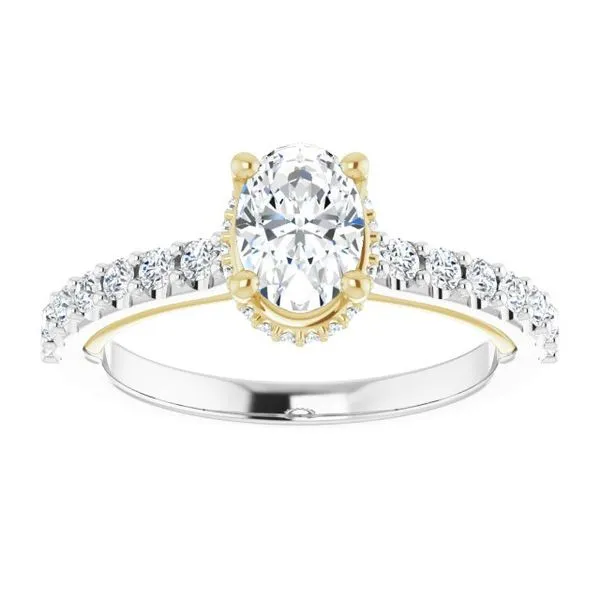 Hidden Halo-Style Engagement Ring Image 3 Arezzo Jewelers Elmwood Park, IL