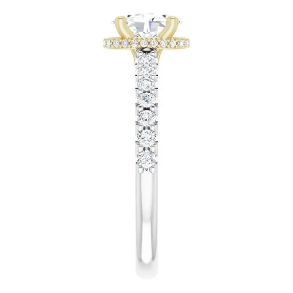 Hidden Halo-Style Engagement Ring Image 4 Clater Jewelers Louisville, KY