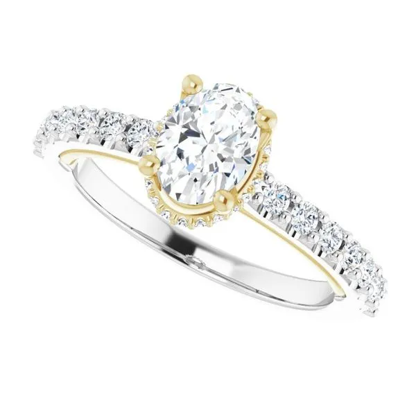 Hidden Halo-Style Engagement Ring Image 5 Arezzo Jewelers Elmwood Park, IL