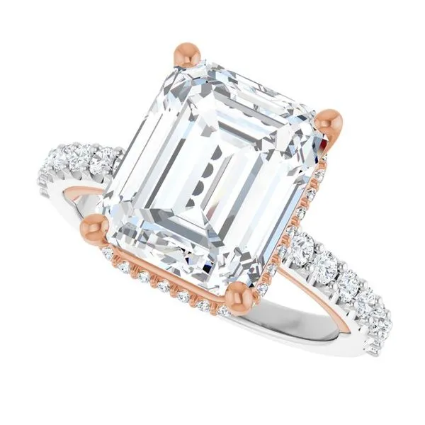 Hidden Halo-Style Engagement Ring Image 5 Rox Atlanta Jewelers Decatur, GA