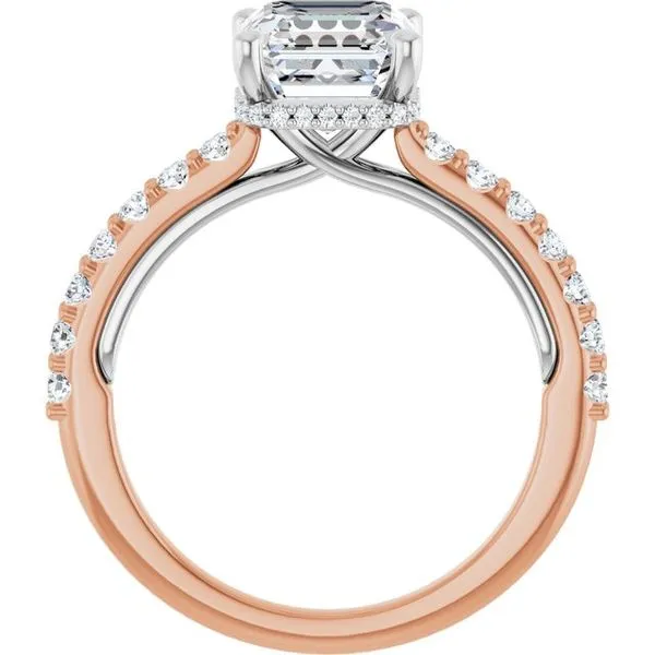 Hidden Halo-Style Engagement Ring Image 2 Rox Atlanta Jewelers Decatur, GA