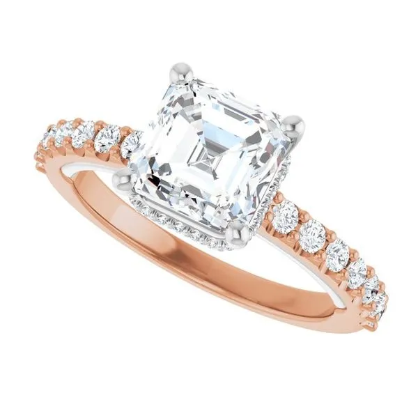 Hidden Halo-Style Engagement Ring Image 5 Austin's Fine Diamonds & Jewelry Lyndhurst, NJ