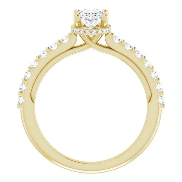 Hidden Halo-Style Engagement Ring Image 2 Clater Jewelers Louisville, KY