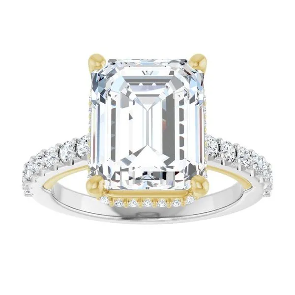 Hidden Halo-Style Engagement Ring Image 3 Clater Jewelers Louisville, KY