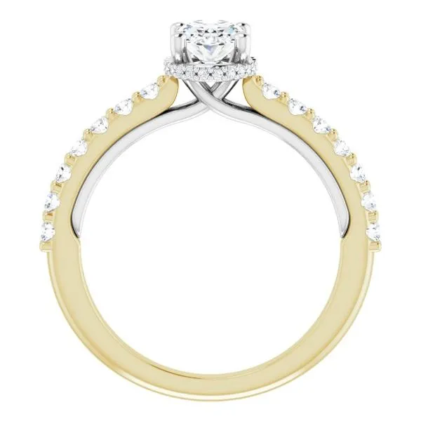 Hidden Halo-Style Engagement Ring Image 2 Rox Atlanta Jewelers Decatur, GA