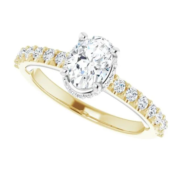 Hidden Halo-Style Engagement Ring Image 5 JF Jones Jewelers Rochester, NY