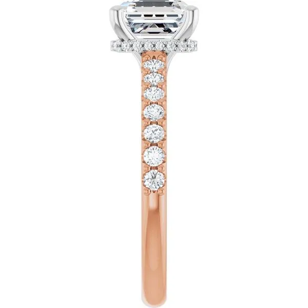 Hidden Halo-Style Engagement Ring Image 4 Golden Sails Jewelers, Inc. Saint Petersburg, FL