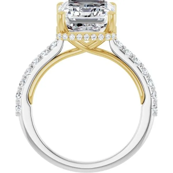 Hidden Halo-Style Engagement Ring Image 2 House of Silva Wooster, OH