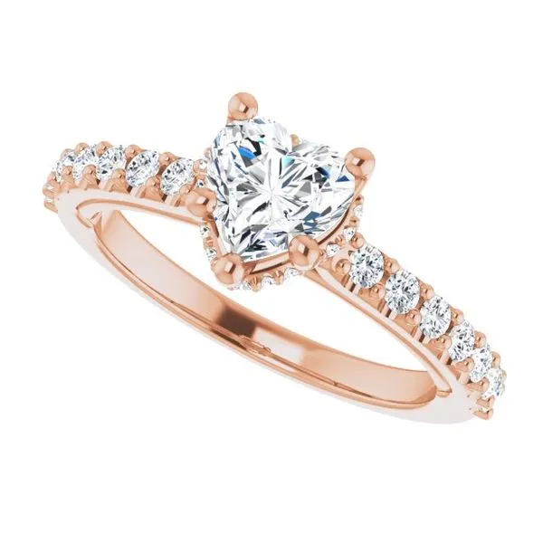 Hidden Halo-Style Engagement Ring Image 5 Austin's Fine Diamonds & Jewelry Lyndhurst, NJ