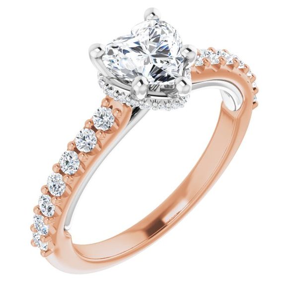 Hidden Halo-Style Engagement Ring