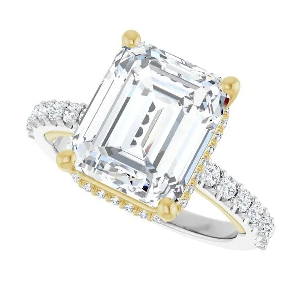 Hidden Halo-Style Engagement Ring Image 5 Clater Jewelers Louisville, KY