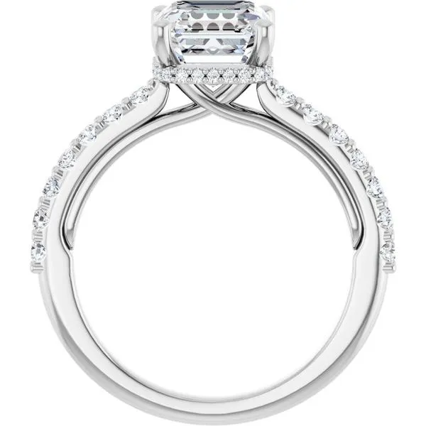 Hidden Halo-Style Engagement Ring Image 2 Rox Atlanta Jewelers Decatur, GA