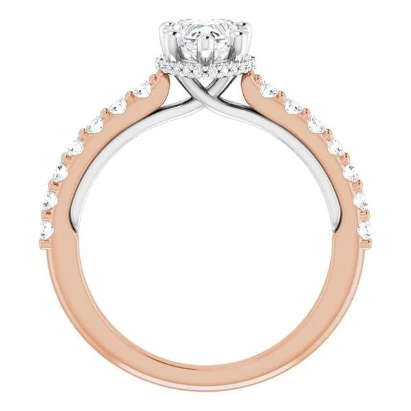 Hidden Halo-Style Engagement Ring Image 2 Witt's Jewelry Wayne, NE