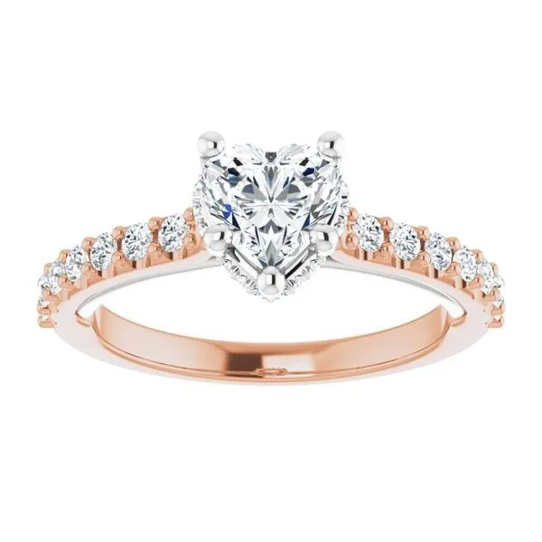 Hidden Halo-Style Engagement Ring Image 3 Witt's Jewelry Wayne, NE