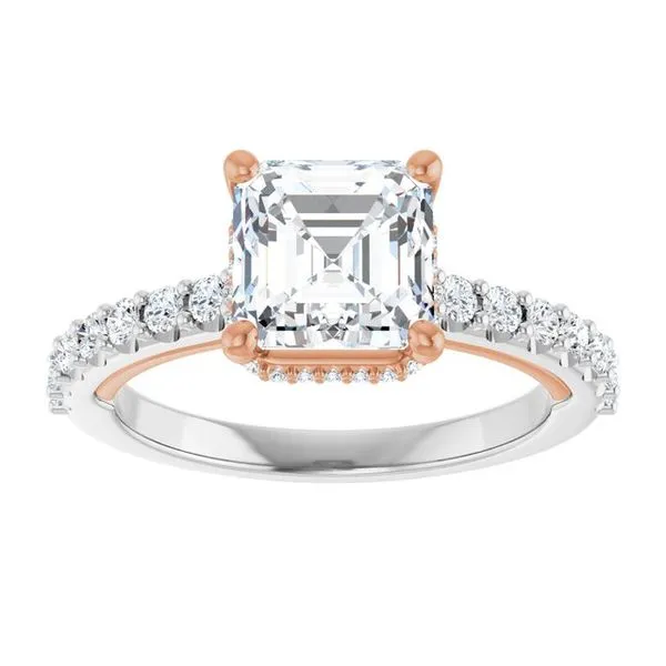 Hidden Halo-Style Engagement Ring Image 3 Arezzo Jewelers Elmwood Park, IL