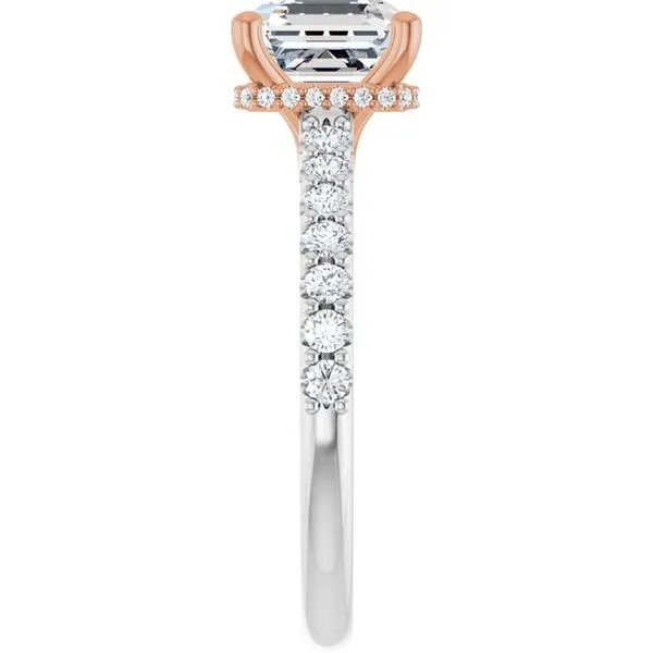 Hidden Halo-Style Engagement Ring Image 4 House of Silva Wooster, OH