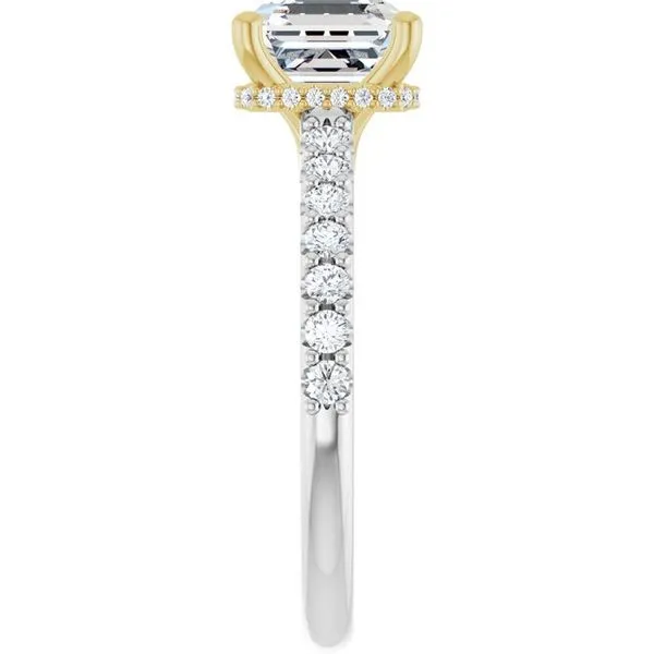 Hidden Halo-Style Engagement Ring Image 4 Austin's Fine Diamonds & Jewelry Lyndhurst, NJ