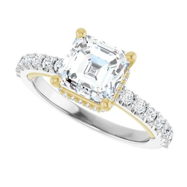 Hidden Halo-Style Engagement Ring Image 5 Rox Atlanta Jewelers Decatur, GA