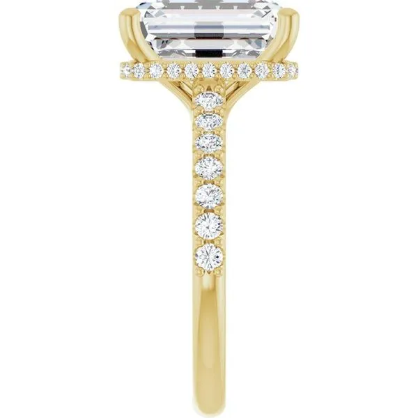 Hidden Halo-Style Engagement Ring Image 4 Golden Sails Jewelers, Inc. Saint Petersburg, FL