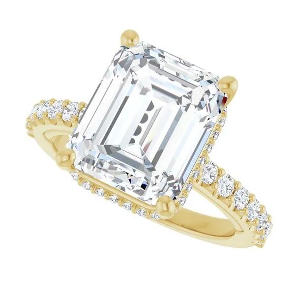 Hidden Halo-Style Engagement Ring Image 5 Golden Sails Jewelers, Inc. Saint Petersburg, FL