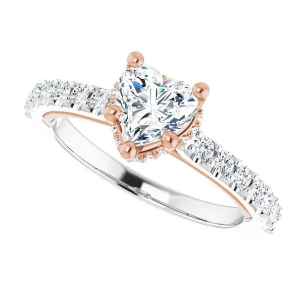 Hidden Halo-Style Engagement Ring Image 5 Michael Szwed Jewelers Longmeadow, MA