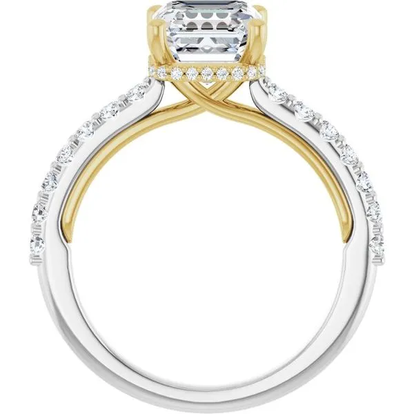 Hidden Halo-Style Engagement Ring Image 2 Clater Jewelers Louisville, KY
