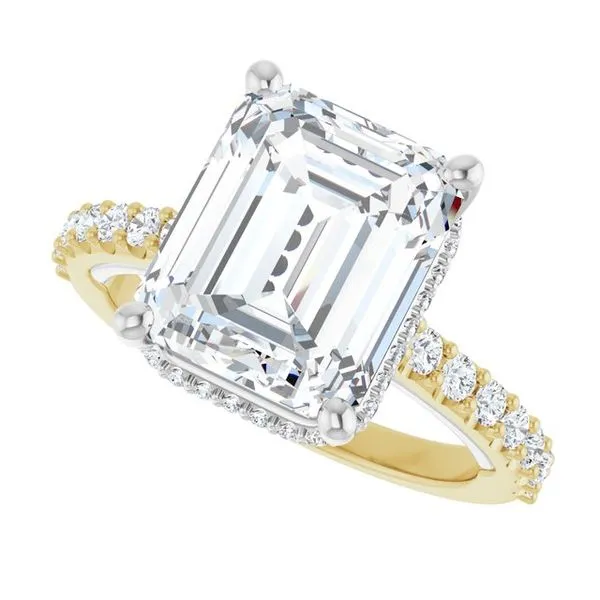 Hidden Halo-Style Engagement Ring Image 5 Austin's Fine Diamonds & Jewelry Lyndhurst, NJ