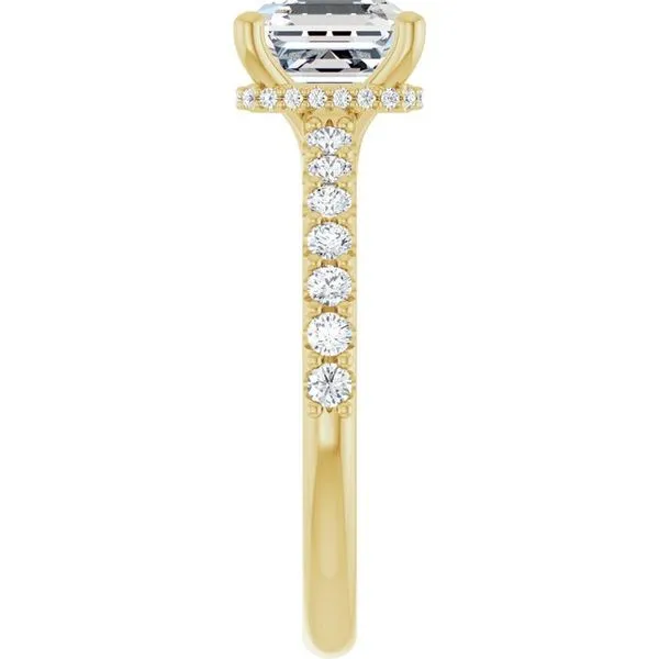Hidden Halo-Style Engagement Ring Image 4 Arezzo Jewelers Elmwood Park, IL