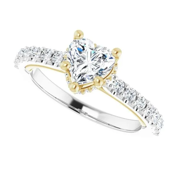 Hidden Halo-Style Engagement Ring Image 5 Arezzo Jewelers Elmwood Park, IL