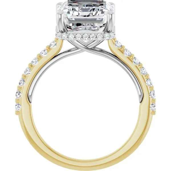Hidden Halo-Style Engagement Ring Image 2 Rox Atlanta Jewelers Decatur, GA