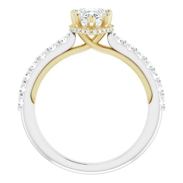 Hidden Halo-Style Engagement Ring Image 2 Rox Atlanta Jewelers Decatur, GA