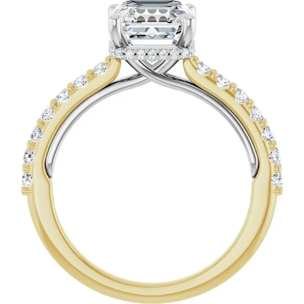 Hidden Halo-Style Engagement Ring Image 2 Futer Bros Jewelers York, PA