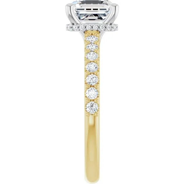 Hidden Halo-Style Engagement Ring Image 4 Arezzo Jewelers Elmwood Park, IL