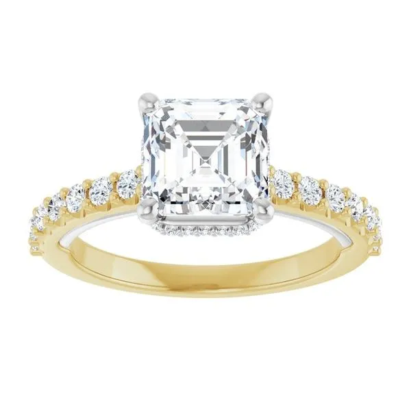 Hidden Halo-Style Engagement Ring Image 3 Rox Atlanta Jewelers Decatur, GA