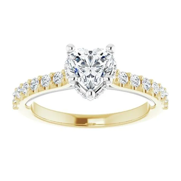 Hidden Halo-Style Engagement Ring Image 3 Arezzo Jewelers Elmwood Park, IL