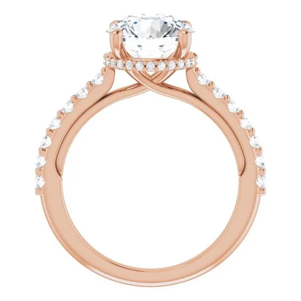 Hidden Halo-Style Engagement Ring Image 2 Arezzo Jewelers Elmwood Park, IL