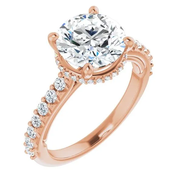 Hidden Halo-Style Engagement Ring Clater Jewelers Louisville, KY