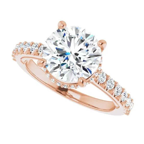 Hidden Halo-Style Engagement Ring Image 5 Austin's Fine Diamonds & Jewelry Lyndhurst, NJ