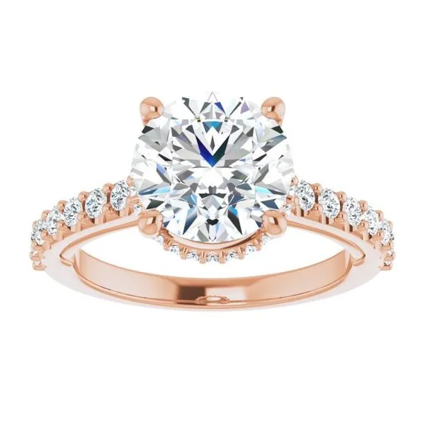 Hidden Halo-Style Engagement Ring Image 3 Rox Atlanta Jewelers Decatur, GA