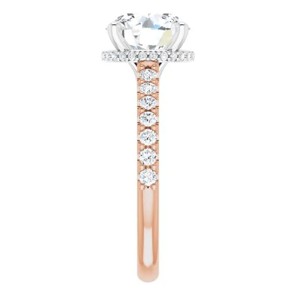 Hidden Halo-Style Engagement Ring Image 4 Futer Bros Jewelers York, PA
