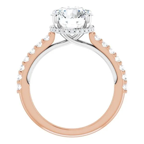 Hidden Halo-Style Engagement Ring Image 2 Arezzo Jewelers Elmwood Park, IL