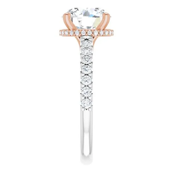 Hidden Halo-Style Engagement Ring Image 4 Raleigh Diamond Fine Jewelry Raleigh, NC