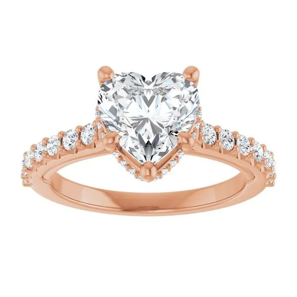 Hidden Halo-Style Engagement Ring Image 3 Paul James Jewelers Angels Camp, CA